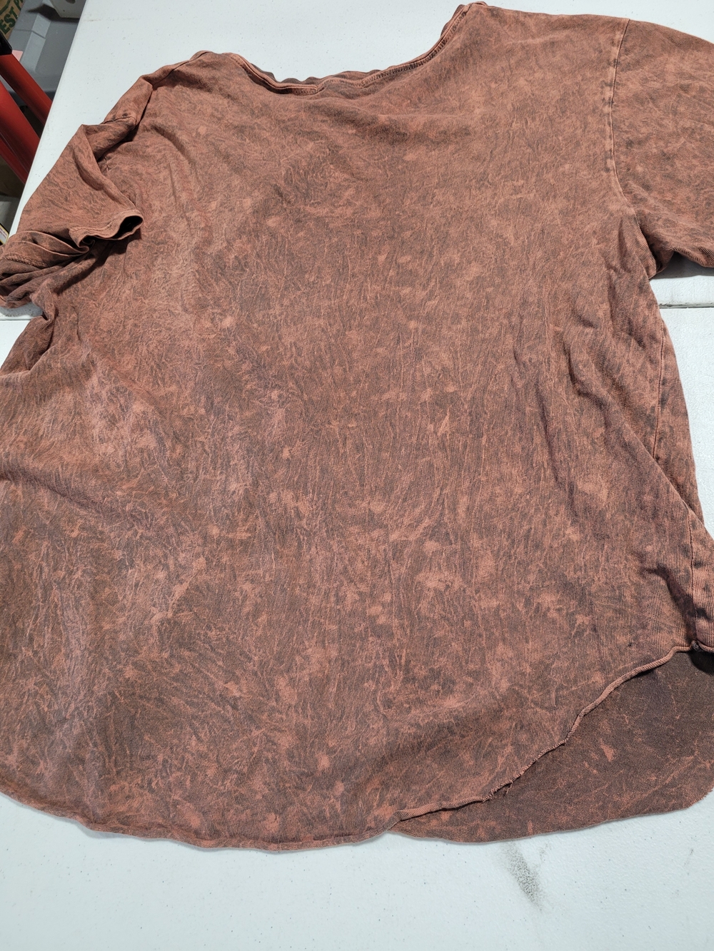 Sun & Shadow Mineral Wash Rust Tee - Picture 3 of 3